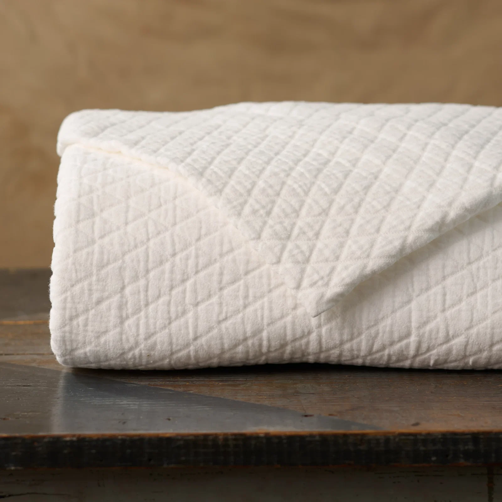 Image of Diamond Matelassé Coverlet