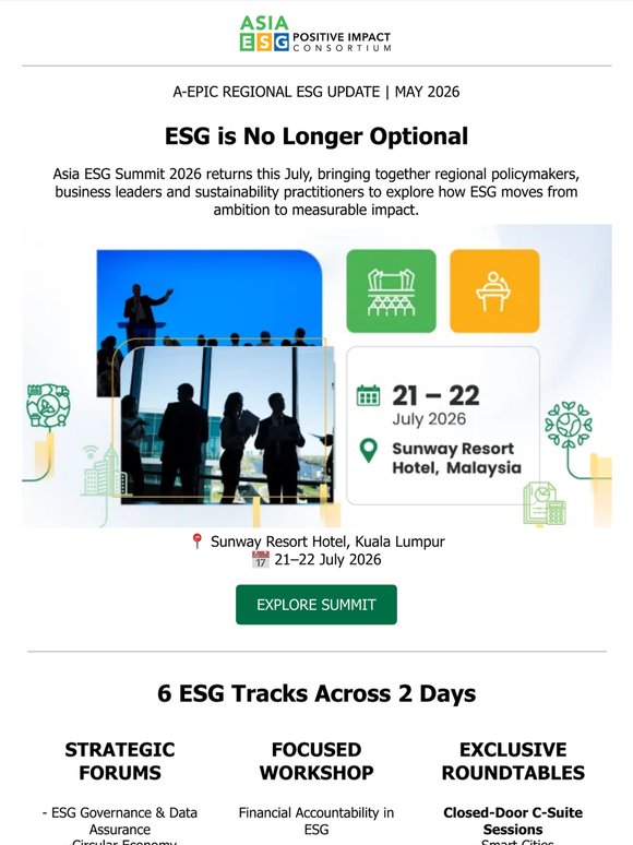 ESG Conversations Asia’s Leaders Can’t Ignore