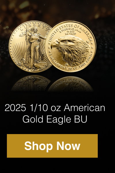 2025 1/10 oz American Gold Eagle BU