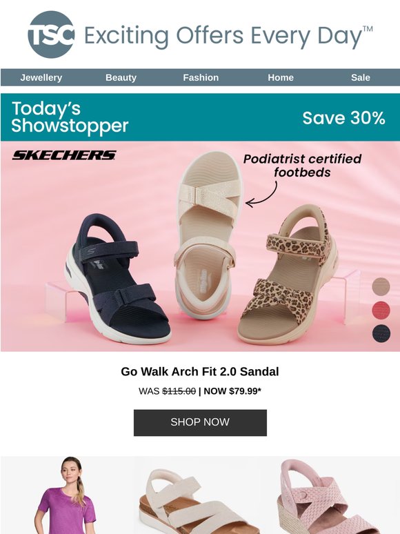 Skechers Go Walk Arch Fit 2.0 Sandal