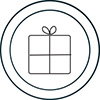 Gift wrapping icon