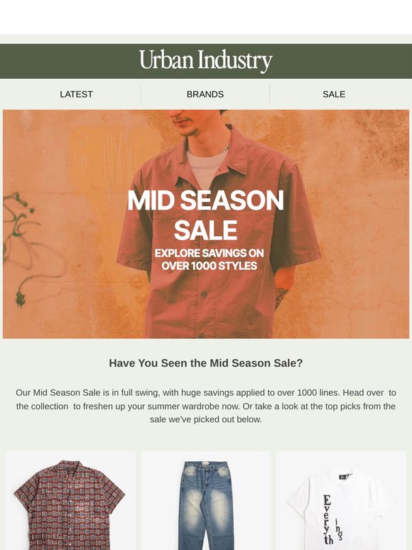 Have You Seen the Mid Season Sale?
