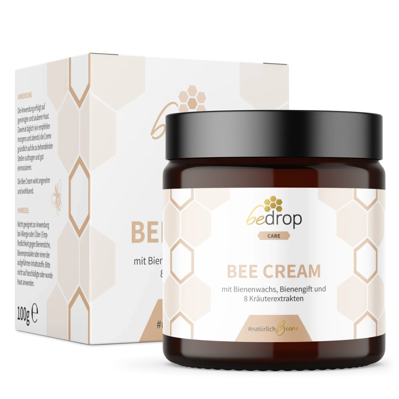 Image of Bee Cream Bienengiftsalbe mit 8 Kräuterextrakten - 100g