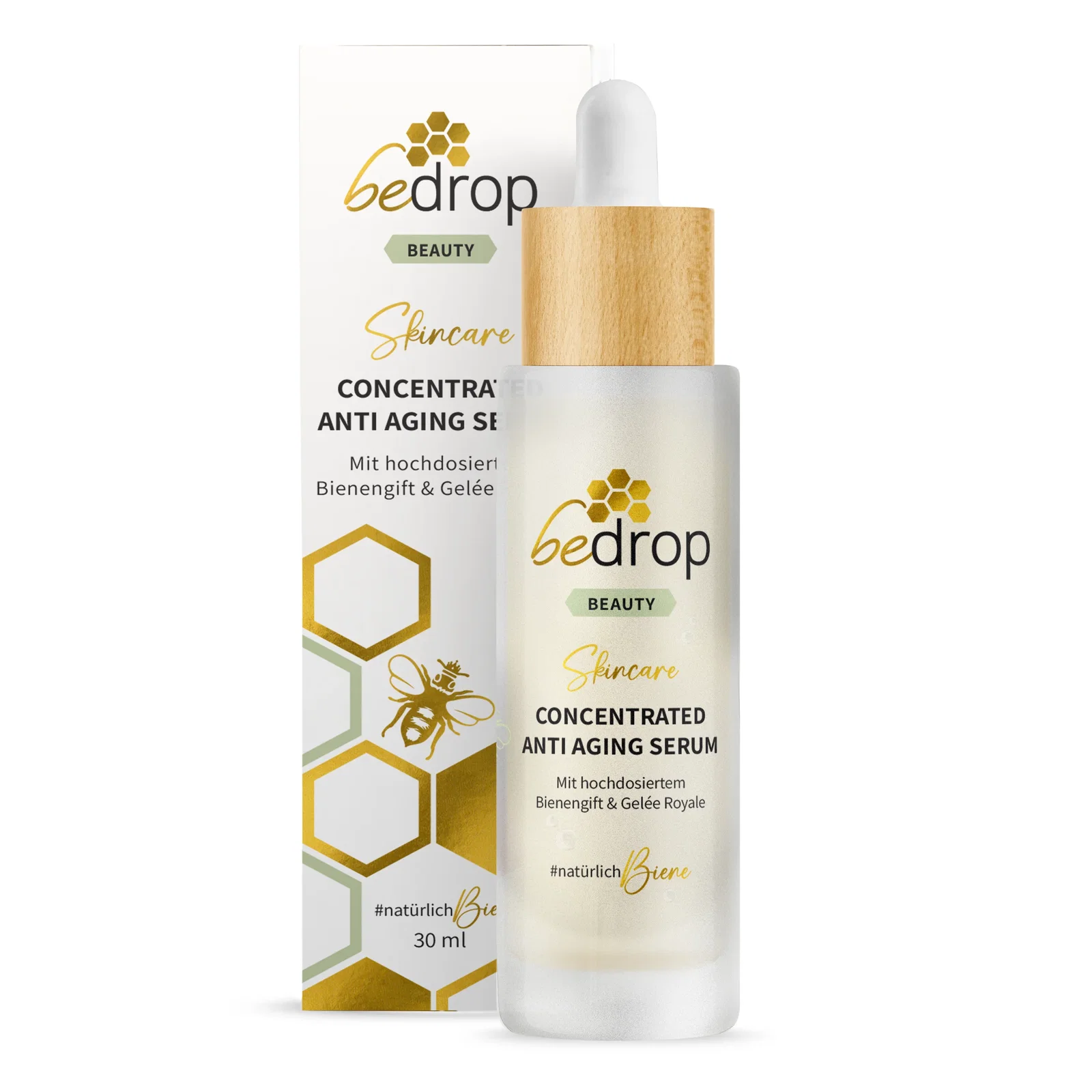 Image of CONCENTRATED ANTI AGING SERUM / Gesichtsserum mit hochdosiertem Bienengift & Gelée Royale - 30ml