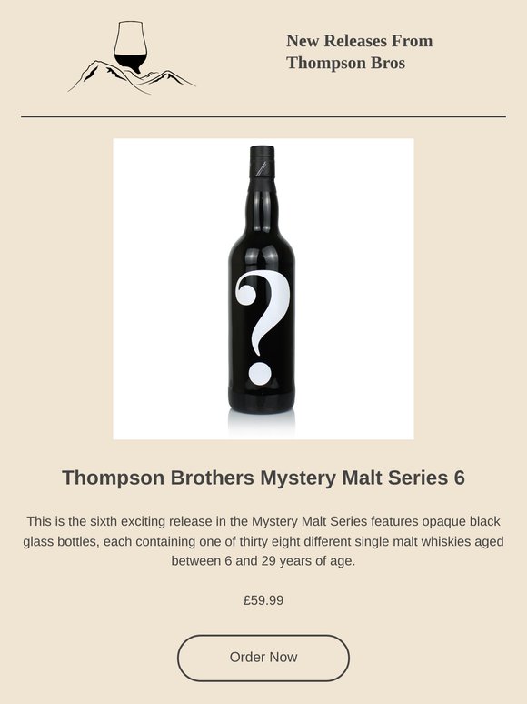 New Whisky Releases From Thompson Bros