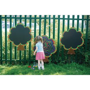 Image of Chalkboard Trees - Set of 3