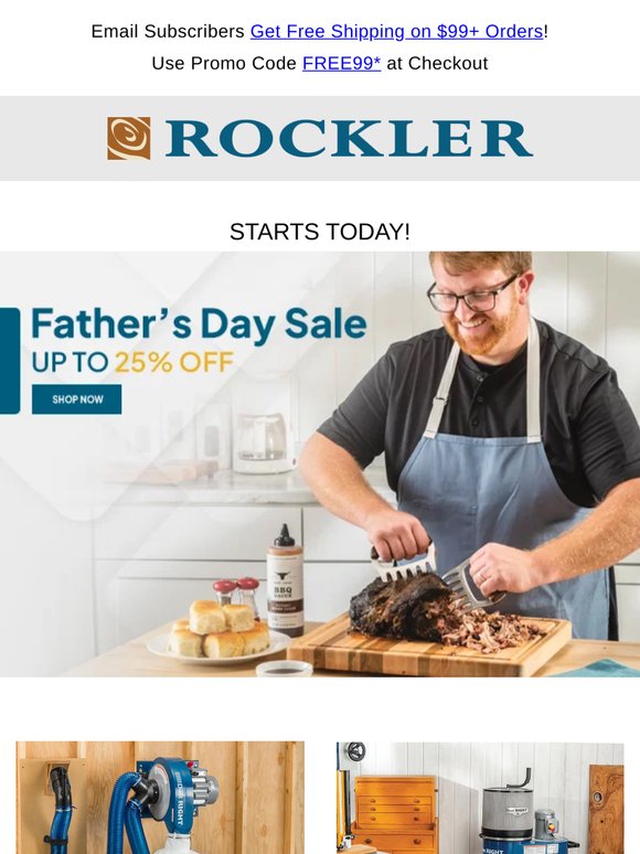 Our Father's Day Sale Starts Now!