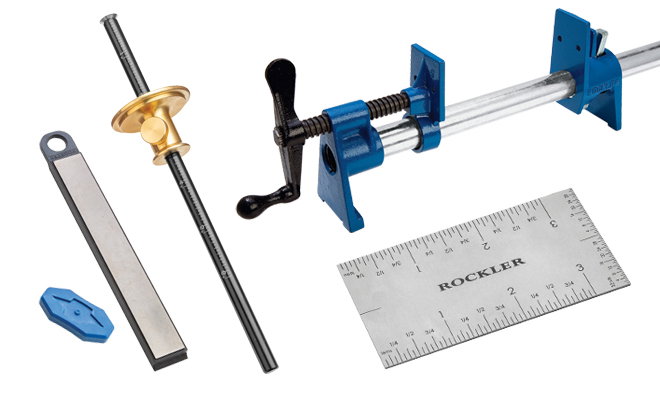 Rockler marking and measuring and pipe clamp