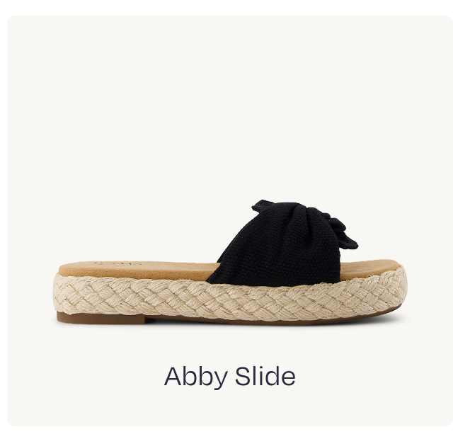 Abby Slide Flatform Espadrille Sandal