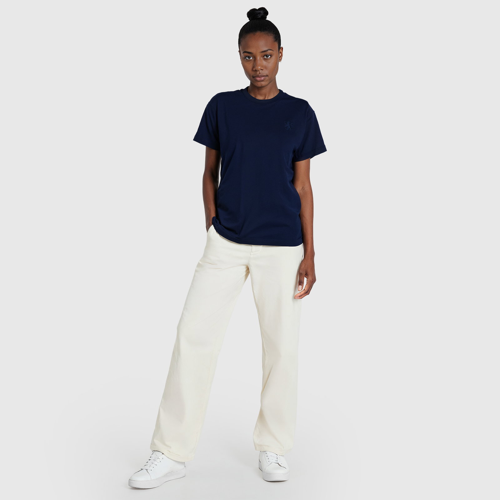 Chelsea Core Oversized T-Shirt - Navy - Womens
