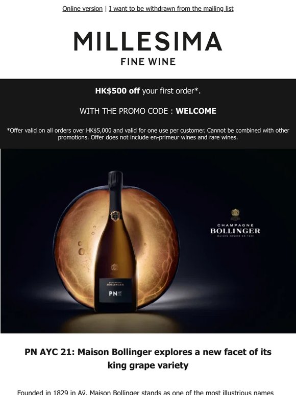 New Bollinger PN AYC 21: the pinot noir from Aÿ elevated to perfection