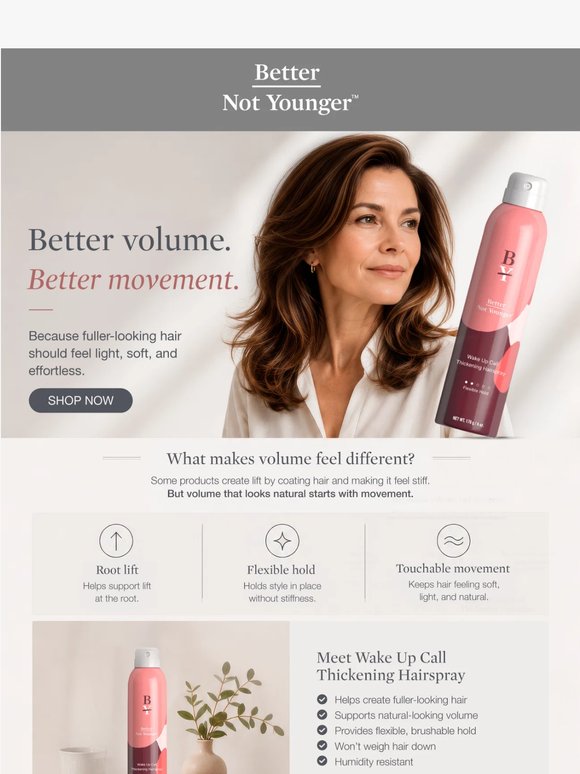 Let's talk about volume that still moves with you.