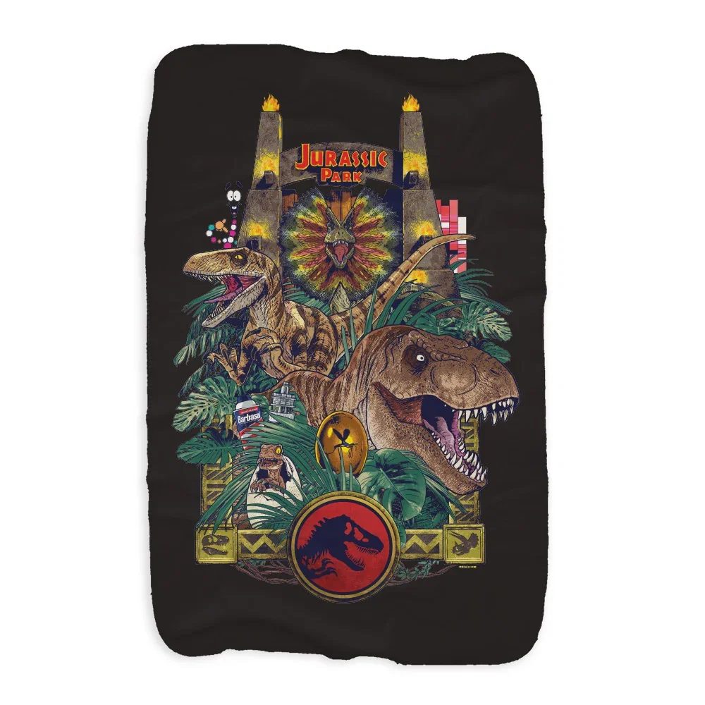 Image of Jurassic Park Sherpa Blanket