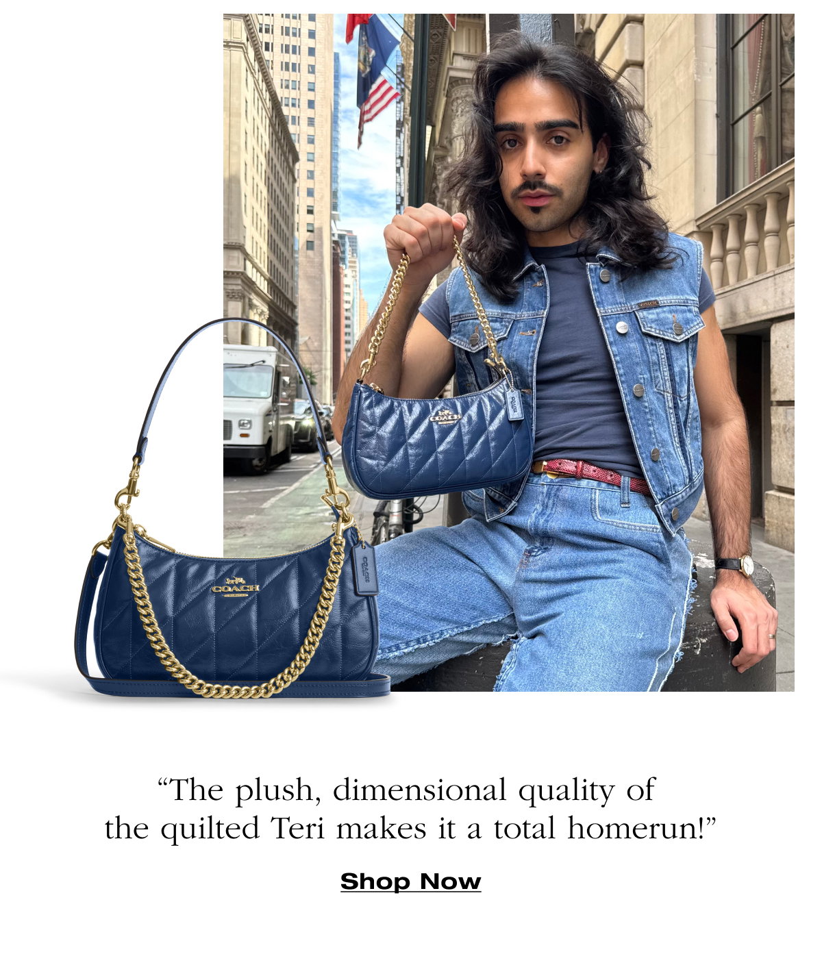 “The plush, dimensional quality of  the quilted Teri makes it a total homerun!”Shop Now