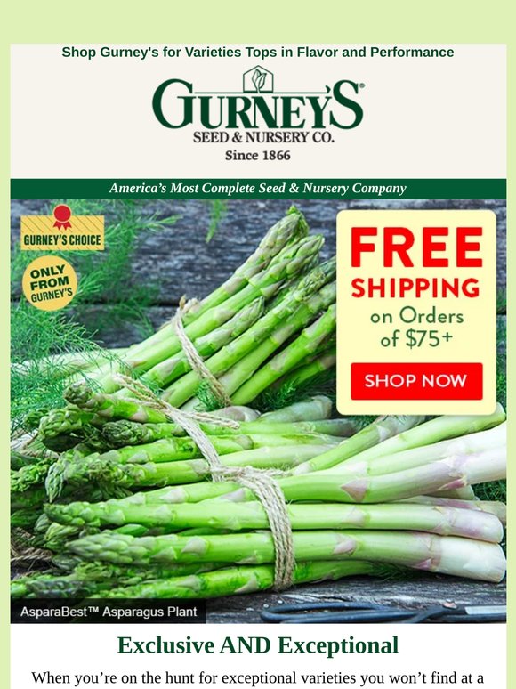You won't find these at your local garden center...