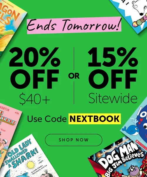 Ends Tomorrow! Up to 20% Off Sitewide with code NEXTBOOK | SHOP NOW