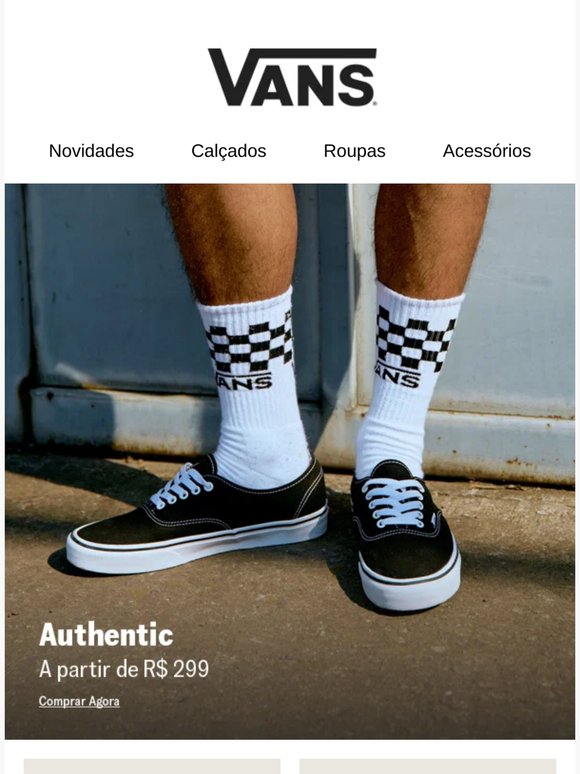 Authentic a partir de R$299 🏁