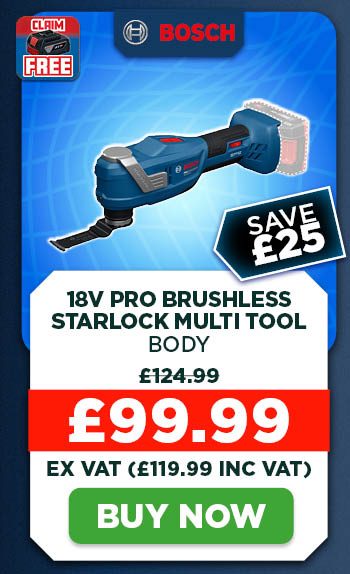 Bosch GOP 18V-30 18V PRO Brushless Starlock Multi Tool - Body