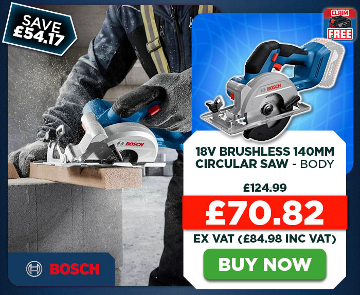 Bosch GKS 18V-51 18V Brushless 140mm Circular Saw - Body