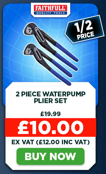 Faithfull 2 Piece Waterpump Plier Set