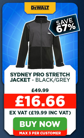 Dewalt SYDNEY Pro Stretch Jacket - Black/Grey