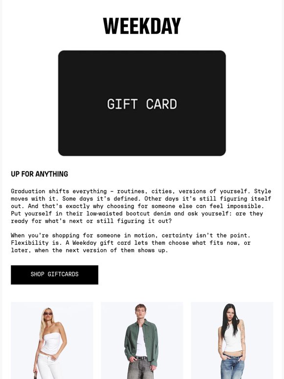 The best graduation gift is choice