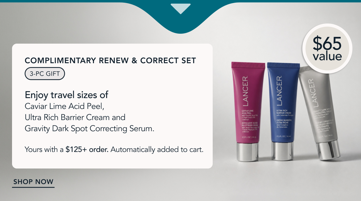 Complimentary Renew & correct set