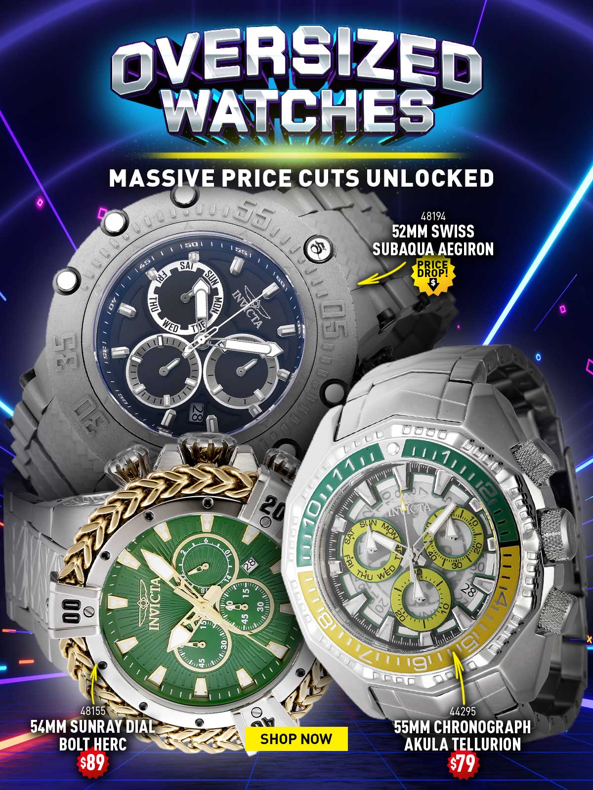 Oversized Watches