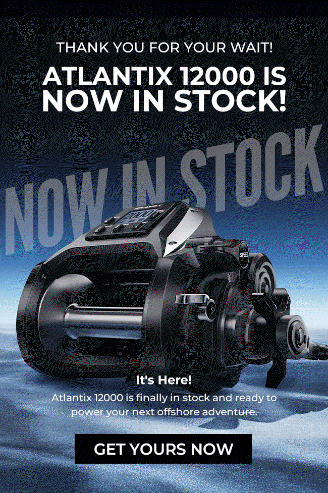 New arrival: AtlantiX 12000 Electric Fishing Reel