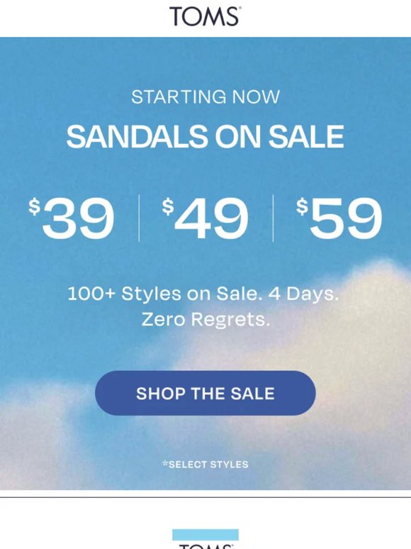 100+ Sandals on Sale NOW