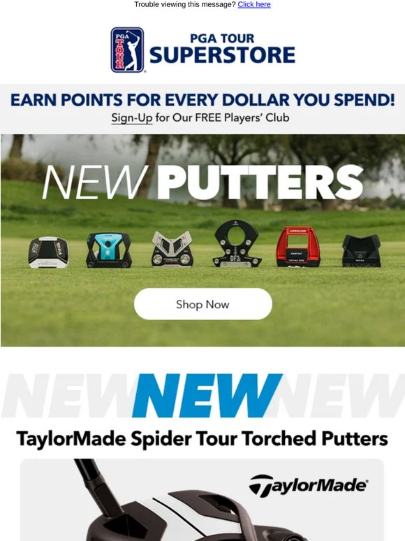 Just In: TaylorMade Spider Tour Torched Putters
