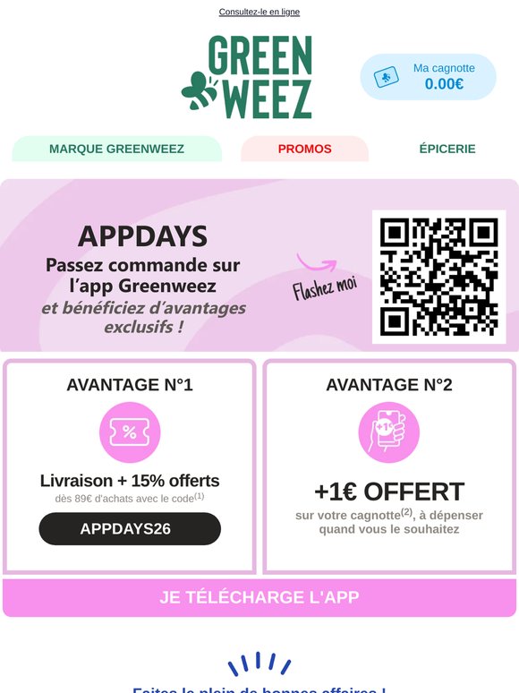 15% de remise immédiate & livraison OFFERTE