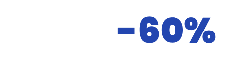 Jusqu'à -60%
