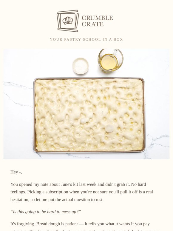 June's kit is here — Garden Focaccia 🌿