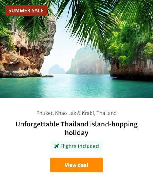 Unforgettable Thailand island-hopping holiday