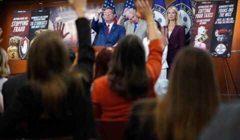 Republican-led House votes to stop Iran war in rebuke to Trump