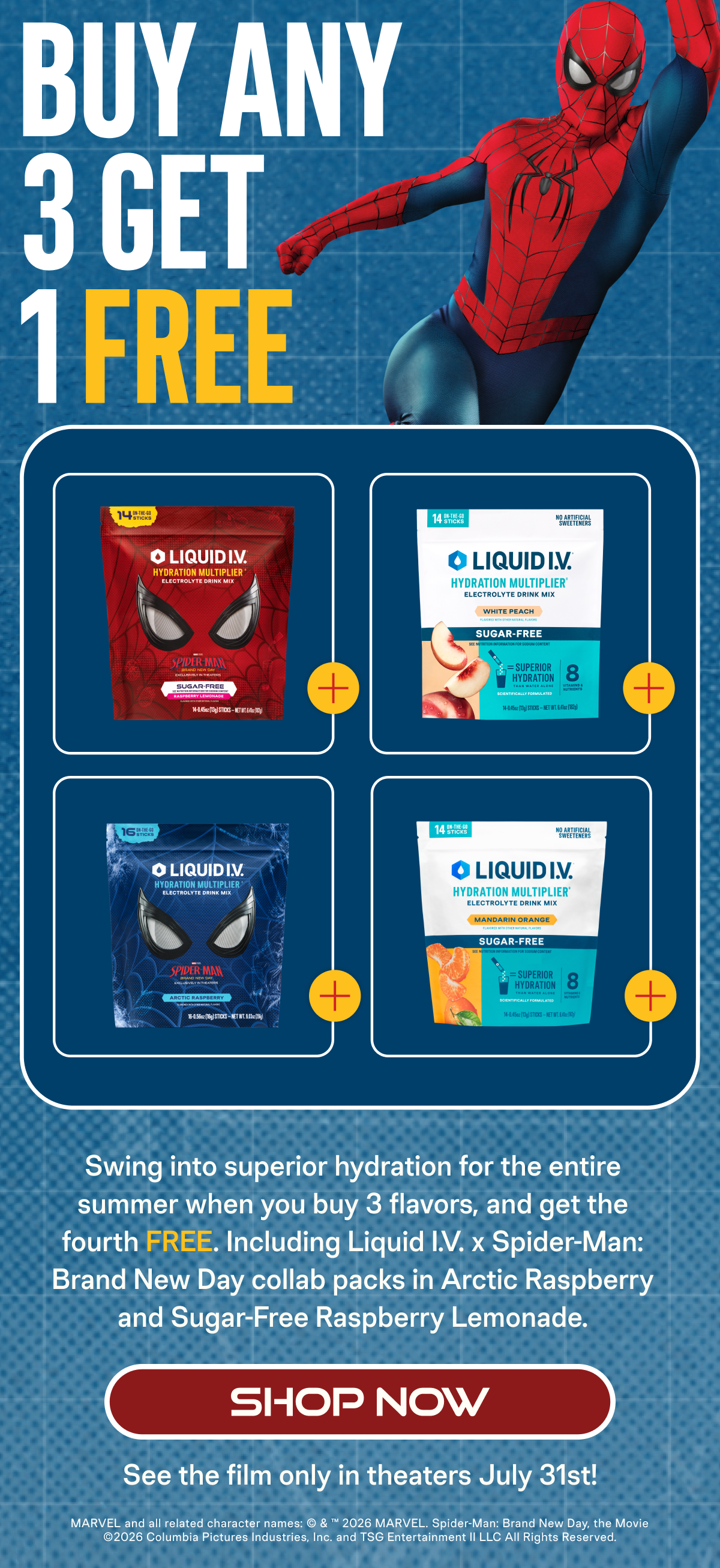 Buy Any 3, Get 1 Free