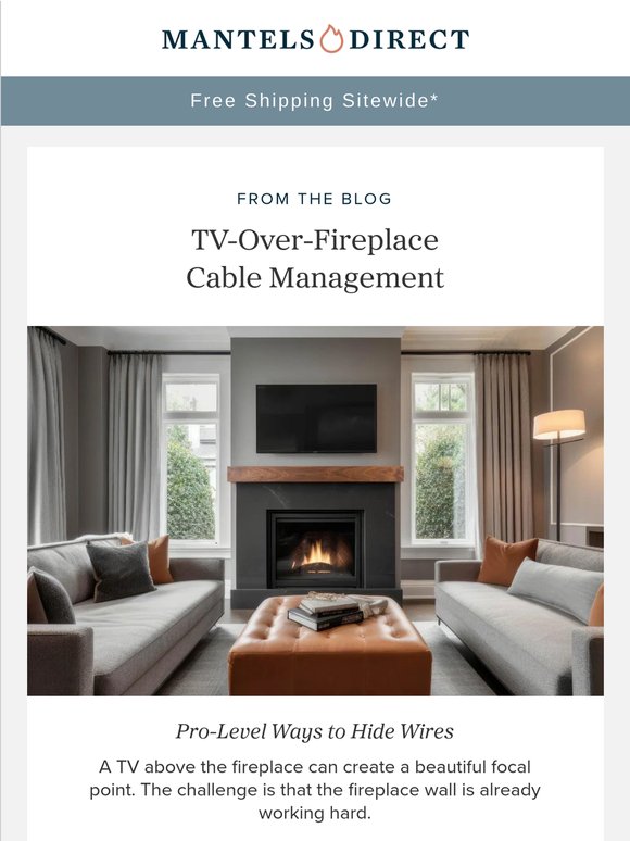 🤫 The Secret to a Seamless TV Over the Mantel