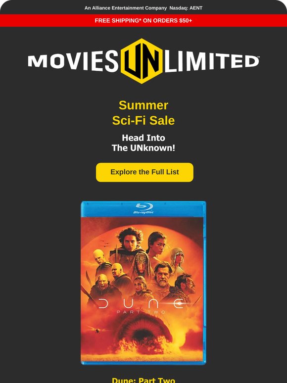 Head Into the UNknown With Our Summer Sci-Fi Sale!