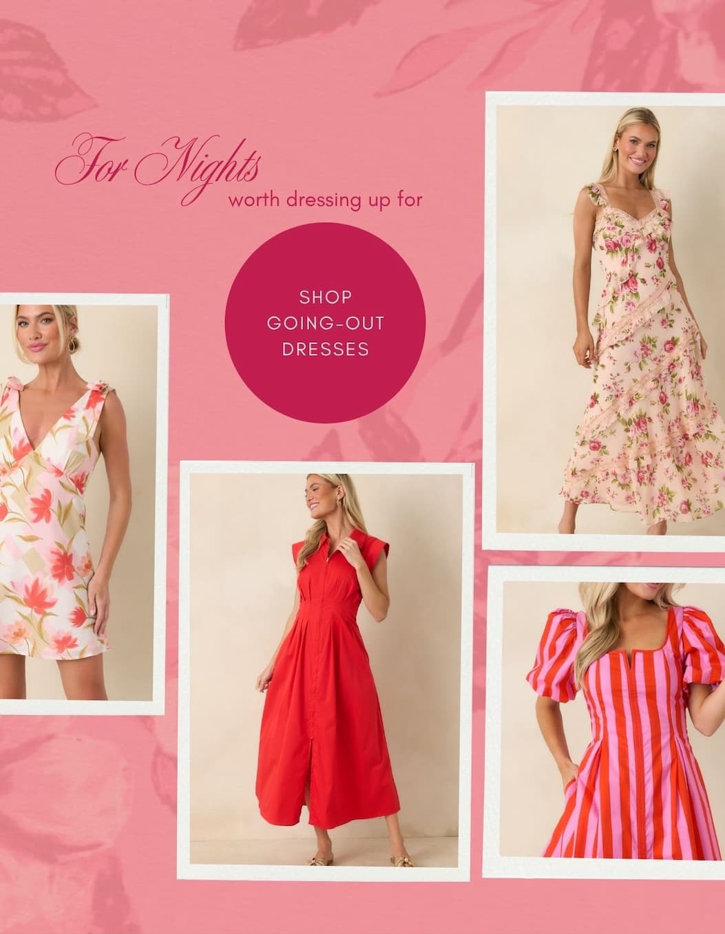 For night's worth dressing up for. Shop Going-Out Dresses.