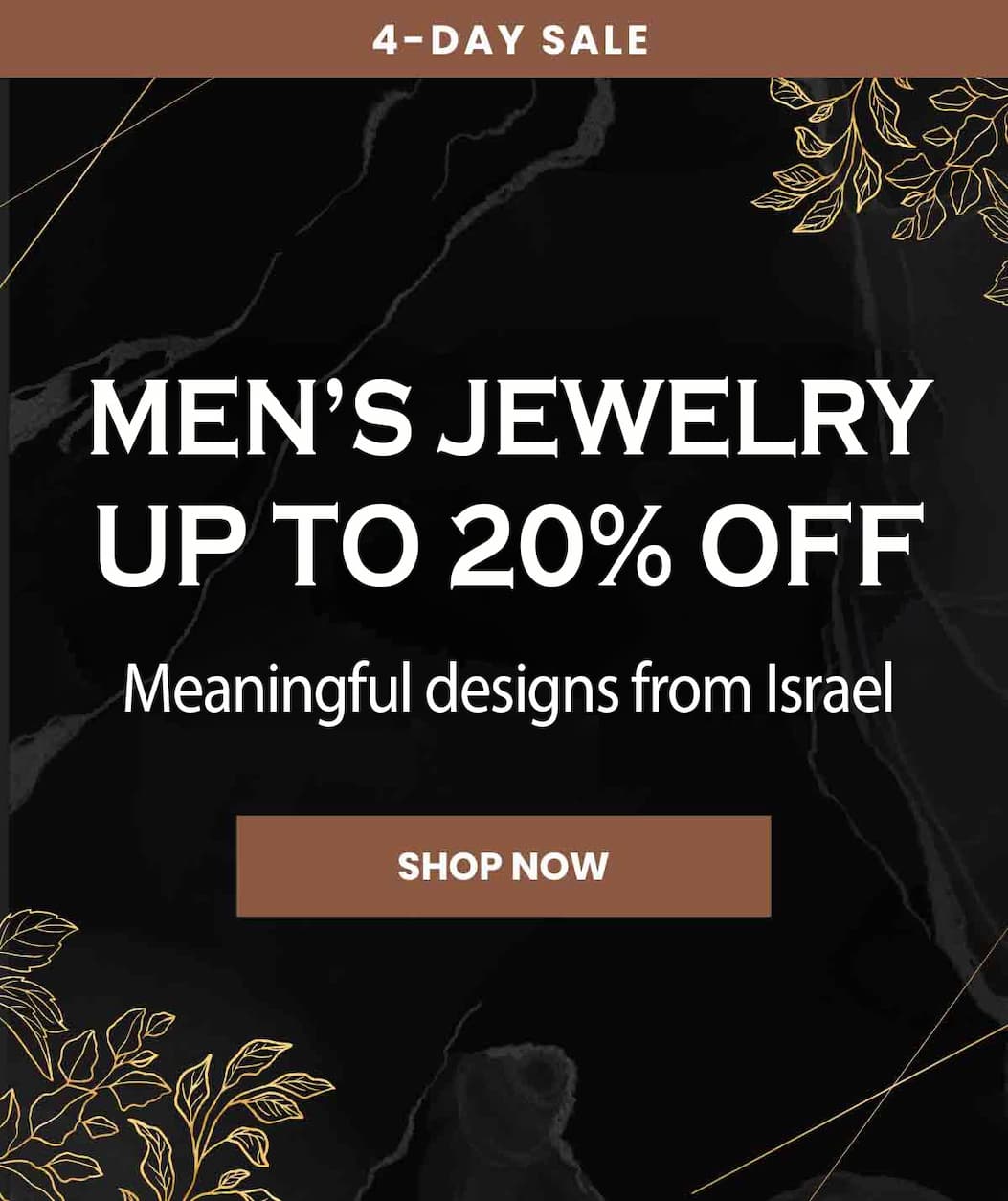 Men's Jewish Jewelry Sale