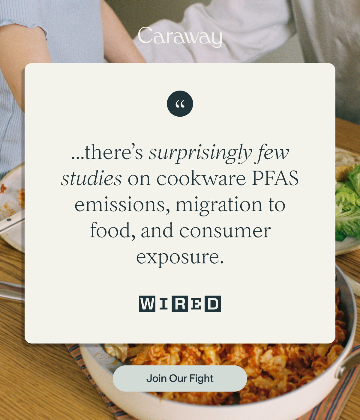 There's surprisingly few studies on cookware PFAS emissions, migration to food, and consumer exposure | Join our fight