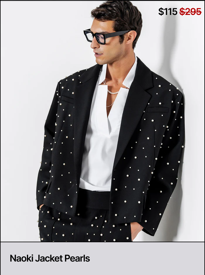 Naoki Jacket Pearls