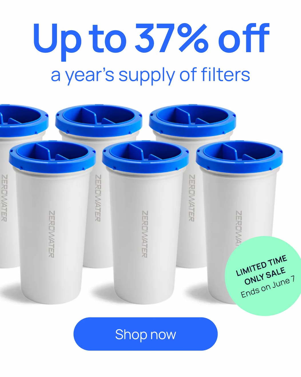 Up to 37% off a year's supply of filters