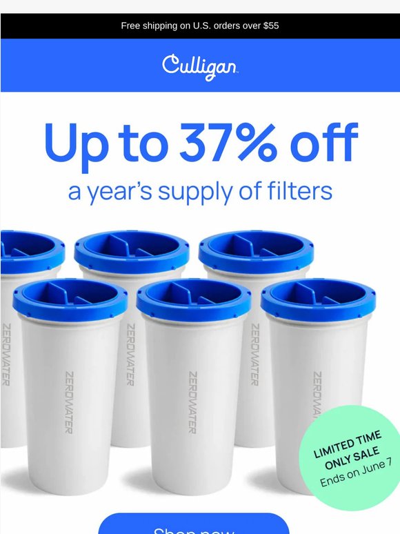 Up to 37% off filters - Flash Sale