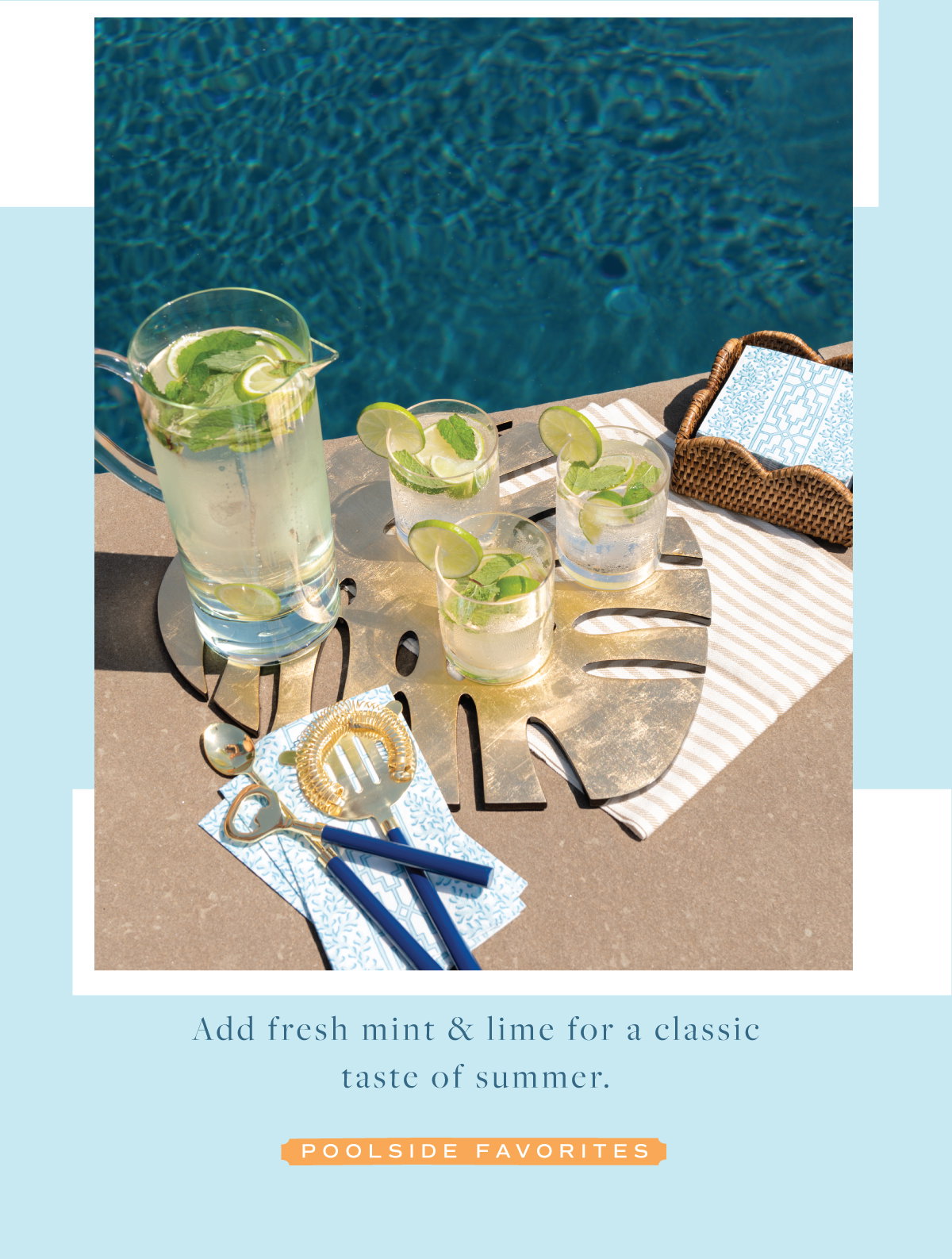 Explore The Poolside Cocktails Collection