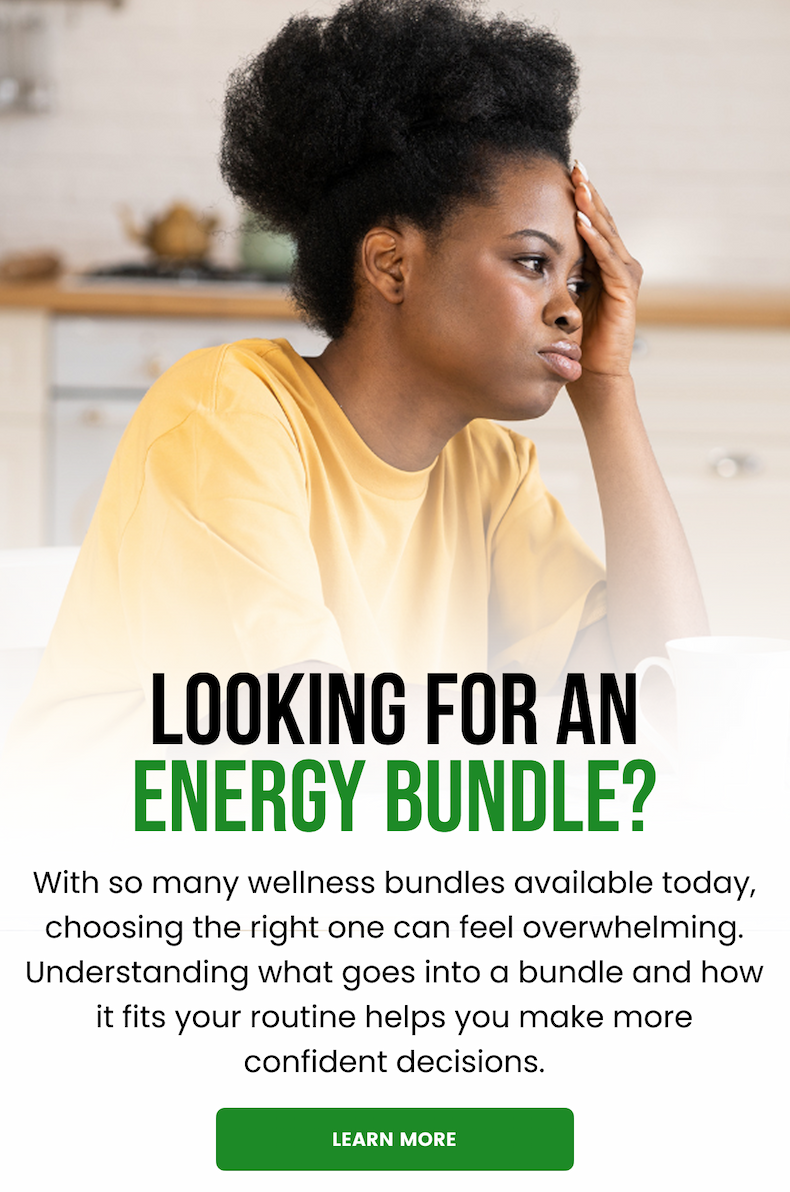 Looking for an Energy Bundle? With so many wellness bundles available today, choosing the right one can feel overwhelming. Understanding what goes into a bundle and how it fits your routine helps you make more confident decisions.