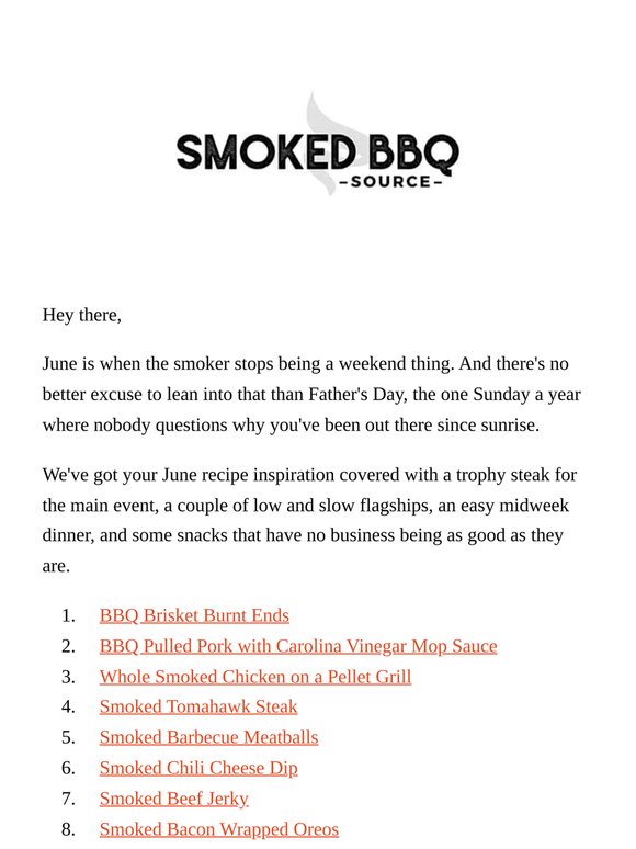 8 must-make BBQ recipes for June