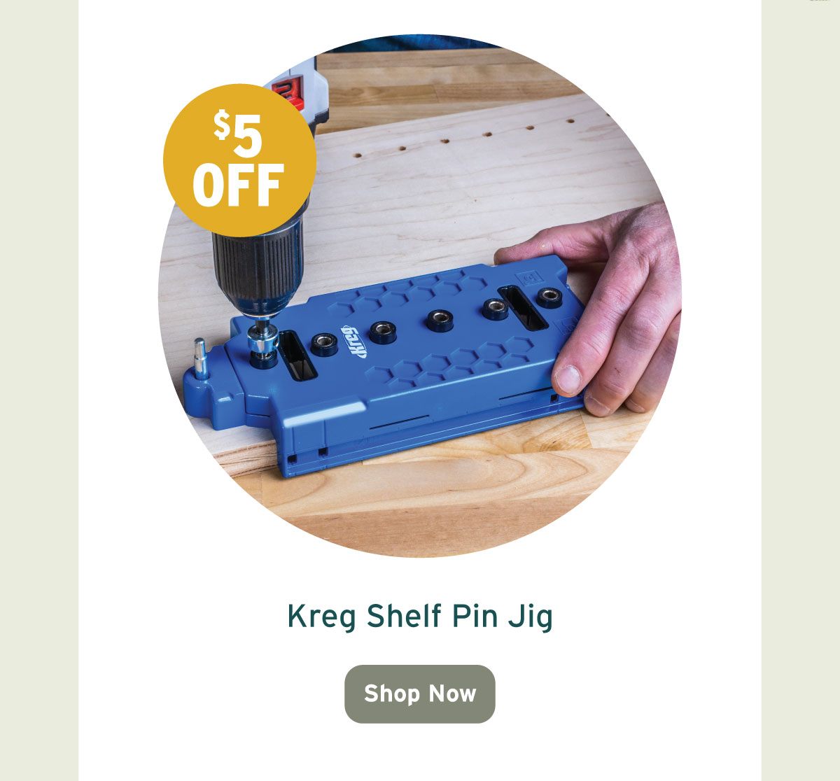 Kreg Shelf Pin Jig
