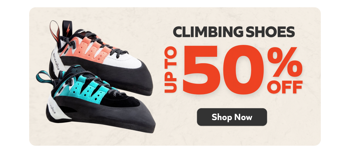 Climbing Shoes Up To 50% Off!